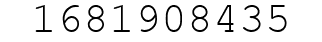 Number 1681908435.