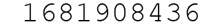 Number 1681908436.