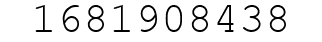 Number 1681908438.