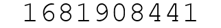 Number 1681908441.