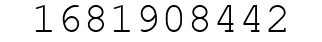 Number 1681908442.
