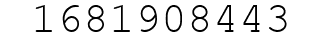 Number 1681908443.