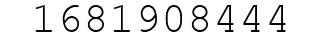 Number 1681908444.