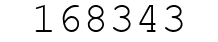 Number 168343.