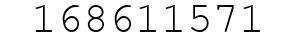 Number 168611571.