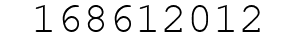 Number 168612012.