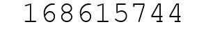 Number 168615744.