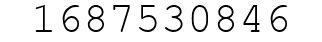 Number 1687530846.
