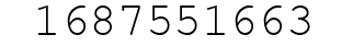 Number 1687551663.