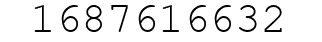 Number 1687616632.