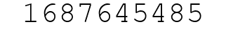 Number 1687645485.