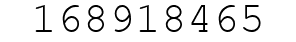 Number 168918465.