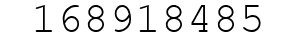 Number 168918485.