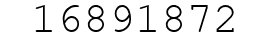 Number 16891872.