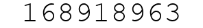 Number 168918963.