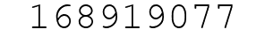 Number 168919077.