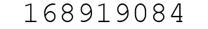 Number 168919084.