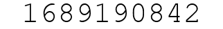 Number 1689190842.