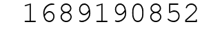Number 1689190852.