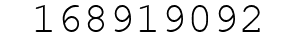 Number 168919092.