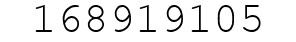 Number 168919105.