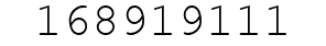Number 168919111.