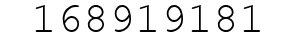 Number 168919181.