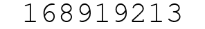 Number 168919213.