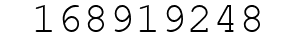 Number 168919248.