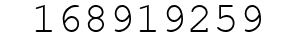 Number 168919259.