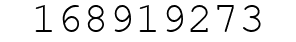 Number 168919273.