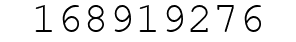 Number 168919276.