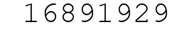 Number 16891929.
