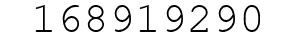 Number 168919290.