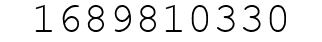 Number 1689810330.