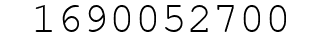 Number 1690052700.