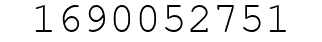 Number 1690052751.