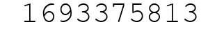 Number 1693375813.