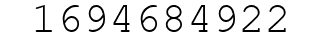 Number 1694684922.