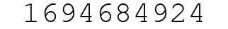 Number 1694684924.