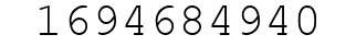 Number 1694684940.