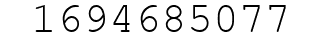 Number 1694685077.