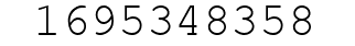 Number 1695348358.