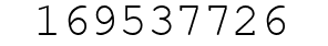 Number 169537726.