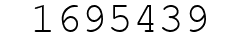 Number 1695439.