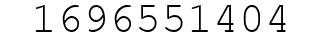Number 1696551404.