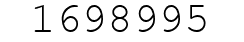 Number 1698995.