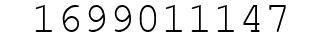 Number 1699011147.