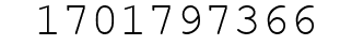 Number 1701797366.