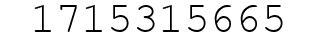 Number 1715315665.
